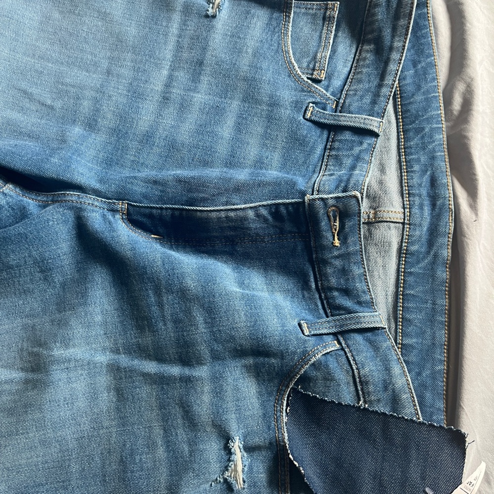 Target Jeans Light wash boyfriend high rise size 20 - Picture 3 of 4